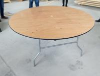 Wormy Maple Live Edge Farm Round Table